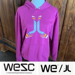 Guc wesc icon logo hoodie! Popping purple unisex